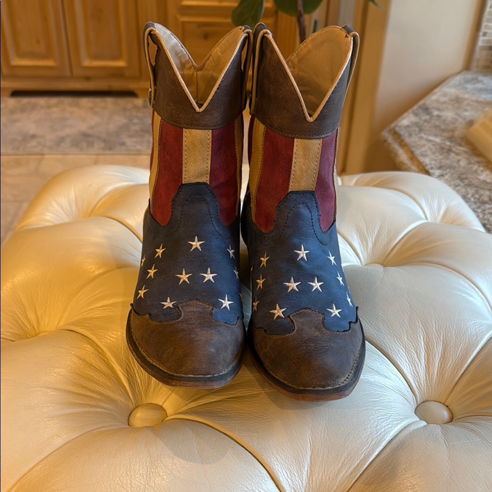 Roper patriot boots Size 8